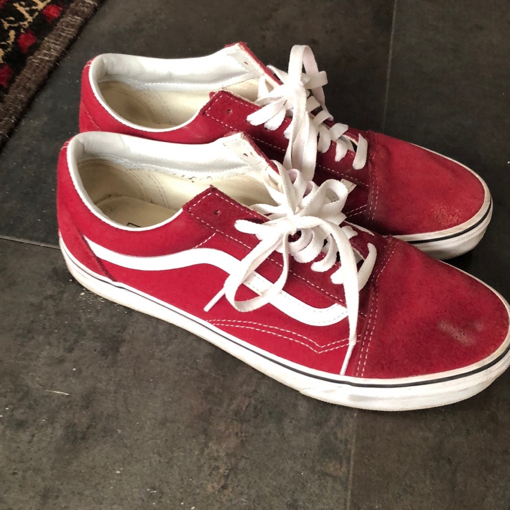 Vans classic red